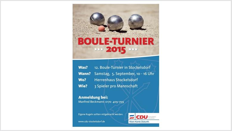 12. Boule - Turnier der CDU Stockelsdorf